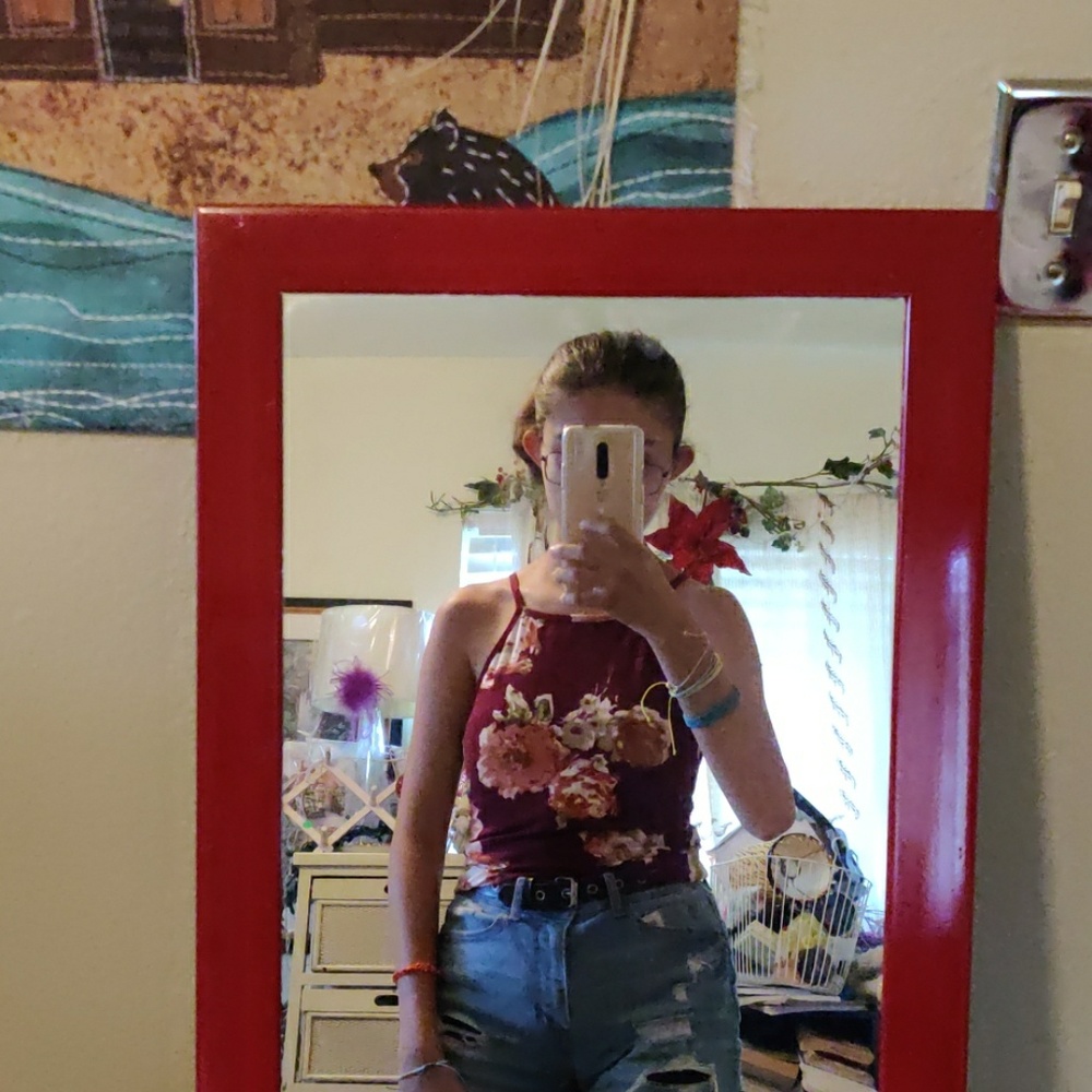 Floral tank top